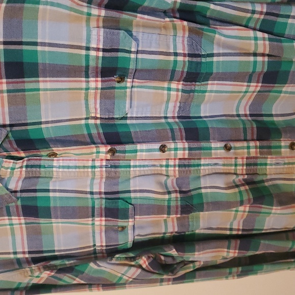 Chaps Multicolor Plaid Button Down Shirt - Picture 4 of 5